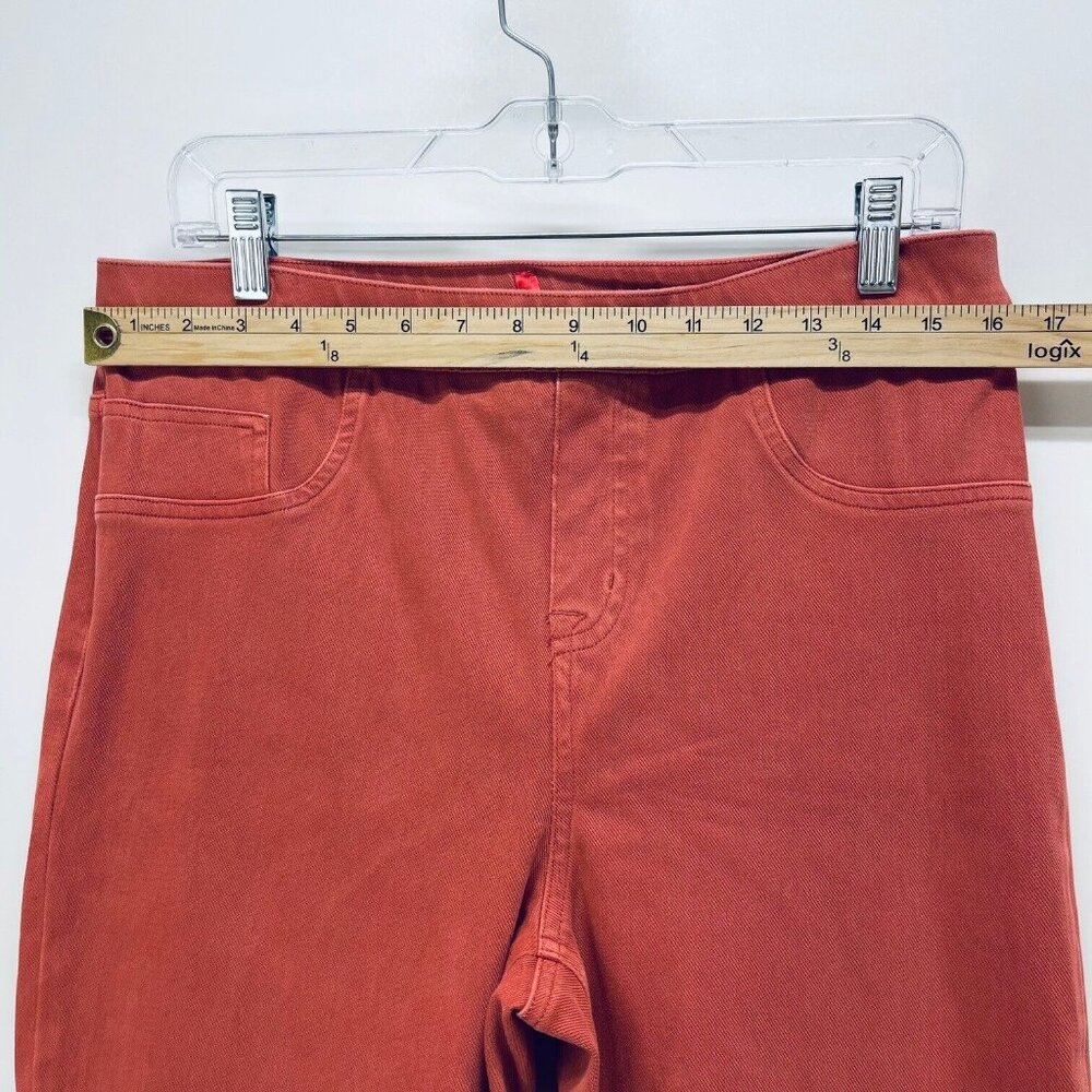 Spanx Leggins Pants Size XL Women’s Ankle Jeanish Island Orange Flawed - Picture 7 of 12